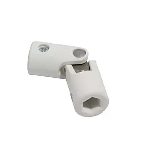 Cardan polyamide blanc, hexagonal 10/hexagonal 10