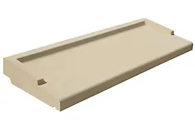 Appui de fenêtre pierre 130 x 34 cm beige