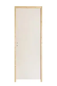 Bloc-porte isoplane prépeint pousssant droit - L. 83 cm