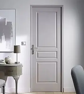 Bloc porte intérieur 3 panneaux blanc 83 cm poussant droit