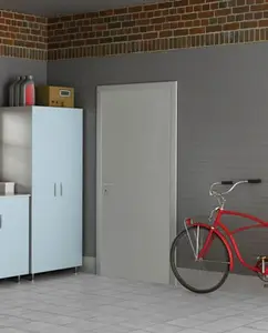 Bloc-porte isolant prépeint blanc 73 cm poussant gauche