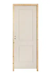 Bloc-porte Camargue blanc lisse pro H.204 x l.83 cm, poussant droit