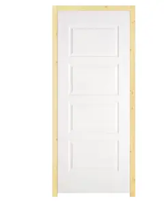 Bloc porte 4 panneaux poussant gauche H. 204 cm x Ep. 4 cm x l. 83 cm