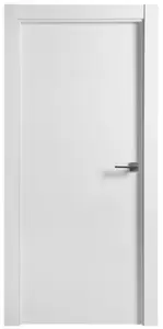 Bloc-porte intérieur blanc poussant gauche - H.204 x l.83 cm