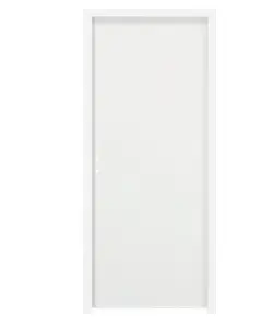 Bloc-porte intérieur ISOPLANE 204 x 73 cm prépeint blanc Ep.4 cm, blanc, droite