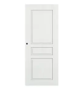 Porte coulissante prépeint 3 panneaux blanc 83 cm ORDESA