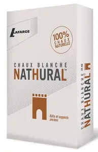 Chaux pure hydraulique blanche** 25 kg