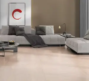 Le carrelage de sol intérieur "ground" beige l. 80 x L. 80 cm