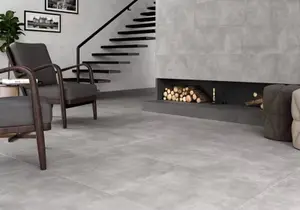 Carrelage de sol intérieur Melbourne gris 60 x 120 cm