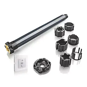 Kit de remplacement moteur volet roulant porte-fenêtre – Radio RTS - Somfy - Installation facile - Commande sans fil incluse