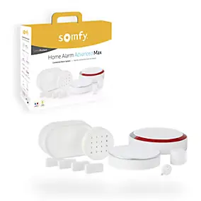 Alarme maison Home Alarm Advanced Max - Somfy - Système d’alarme maison sans fil connecté avec détecteurs et sirènes - Compatible TaHoma switch
