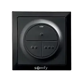 Commande murale radio RTS pour commander 3 motorisations et équipements RTS Somfy 1870781