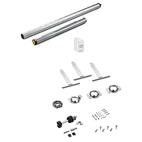 Kit de motorisation volet roulant fenêtre MS 1700 – Filaire - Somfy - Kit universel et tout-en-un - Compatible tous coffres