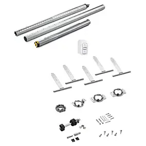 Kit de motorisation volet roulant porte-fenêtre MS 2600 – Filaire - Somfy - Kit universel - Compatible tous coffres