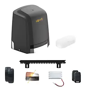 Motorisation pour portail coulissant Slidymoove 600 Connect - Somfy - Portail jusqu'à 8m et 600kg - Fabriqué en France - Contrôle à distance