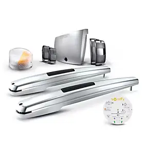 Motorisation à vérins pour portail battant Exavia Flash - Somfy - Vantail max 2.5m et 250 kg - Fabriqué en France
