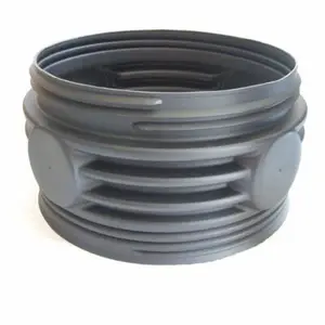 Rehausse cylindrique universelle à visser en PVC Ø 40 cm H. 20 cm