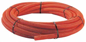 Gaine TPC annelée Ø 90 mm Diamètre extérieur 90 mm x Longueur 25 m.
