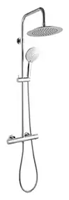 Colonne de douche thermostatique, chrome, Essebagno Essegoia