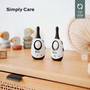 Ecoute-bébé Simply care noir et blanc