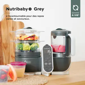 Robot cuiseur Nutribaby(+) Industrial grey