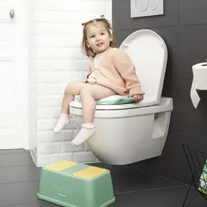 Réducteur de toilette rembourré avec poignées