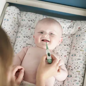 Thermomètre bébé à embout souple