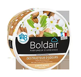 Destructeur d'odeurs gel Boldair karité Monoï 300g