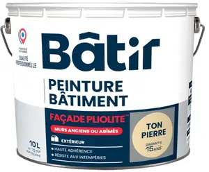 Peinture façade Pliolite extérieure mat ton pierre 10 L