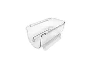 Balconnet à bouteilles en plastique transparent pour réfrigérateur Ornami