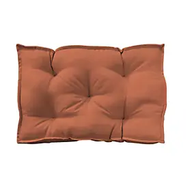 Coussin câle reins déperlant uni terracotta L.60 x l.10 x ep.40cm Ornami