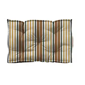 Coussin câle reins déperlant Bayader rayé multicouleurs L.60 x l.40 x ep.10cm Ornami