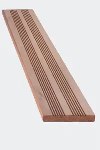 Lame de terrasse bois exotique réversible CUMARU L. 270 x l. 14,5 x Ép. 2,1 cm
