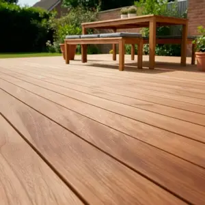 Lame de terrasse bois exotique classe 4 OSANGA - 2400 x 145 x 21 mm
