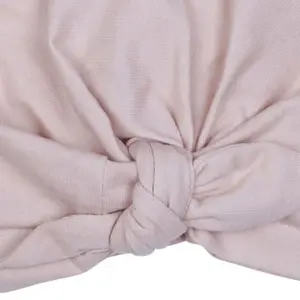 Bonnet de naissance noué Nude