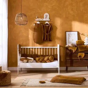 Grand bavoir bambou et gaze de coton havane