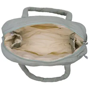 Sac à langer en gaze de coton vert de gris