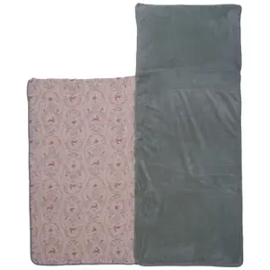 Sac de couchage enfant pliable et nomade jardin enchanté (50x120 cm)