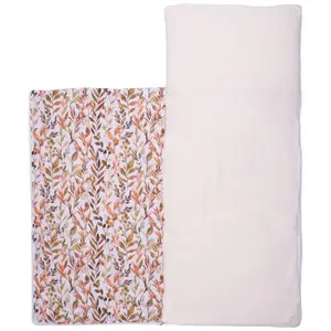Sac de couchage enfant pliable et nomade feuillages (50x120 cm)