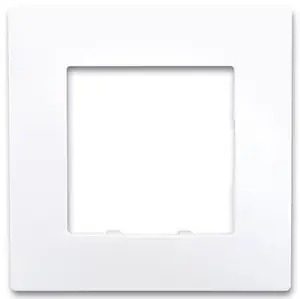 Plaque simple "Delta Viva" blanche
