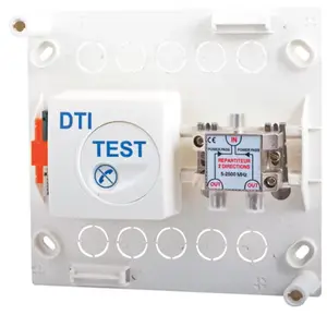 Coffret de communication avec un DTI RJ45 6 départs 190x180x72 mm