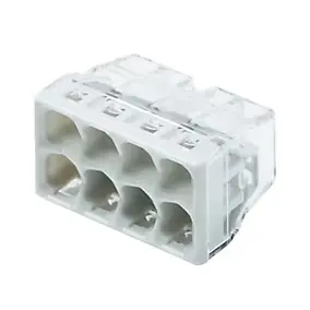 10 mini bornes automatiques 8 entrées Wago (2273) 0,5 - 2,5 mm²