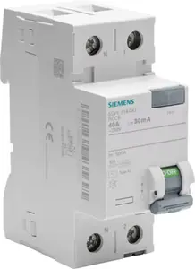 Interrupteur différentiel 30 mA 40A type AC.