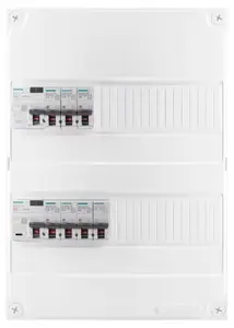 Tableau pré-équipé 2R 26 modules 2ID 7 disjoncteurs blanc