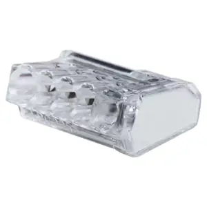 Sachet de 15 bornes auto transparent 5 entrées