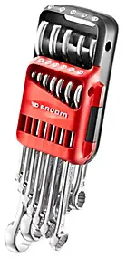 Clé mixte métrique Facom 440.JP12APB avec étui portatif 7 à 19 mm, lot de 12