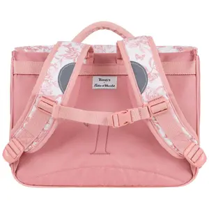 Cartable maternelle x Tartine et Chocolat Toile de Jouy Terracotta (33 cm)