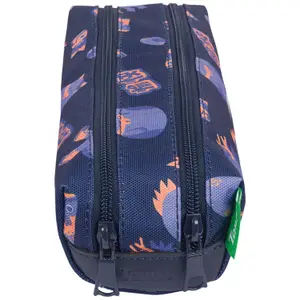 Trousse double compartiment Les Fantaisies Adam Bleu