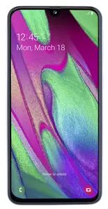Galaxy A40 (2019) 64 Go, Blanc, débloqué