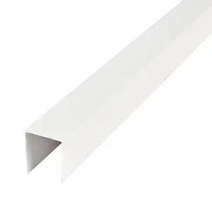 Profilé de finition PVC en U - L. 1,80 m x 30 mm x 30 mm